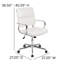 Fauteuil de direction pivotant à panneau moyen LeatherSoft-686391719