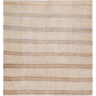 Terriek Striped Area Rug in Ivory