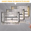Armoires de salle de bain modernes en aluminium 39 po x 28 po, armoires à pharmacie avec miroirs et lumières à DEL, armoire de rangement de salle de bain avec compartiments de rangement à plusieurs niveaux
