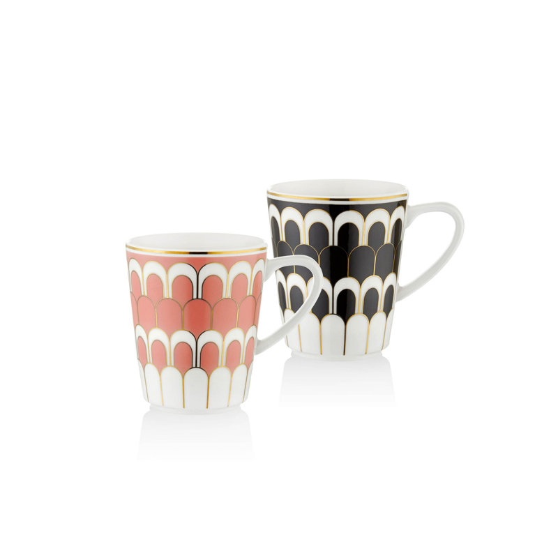 Ensemble de grandes tasses à café 2 pièces Belltown