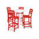 La Casa Café 4 - Person Patio Dining Set with Rectangular Table