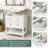 Wilce Meltiva Single Sink Bathroom Vanity With Solid Surface Composite Top-1402696346-1382869771