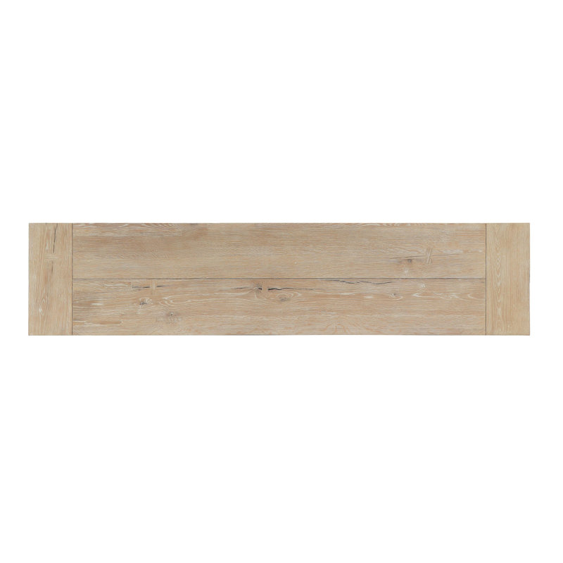 Troy 72" Solid Wood Console Table, Aged Cream