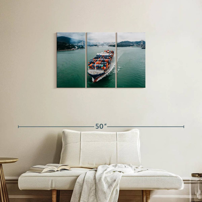 Mehar Cargo Ship Transport, 20" H x 33" W