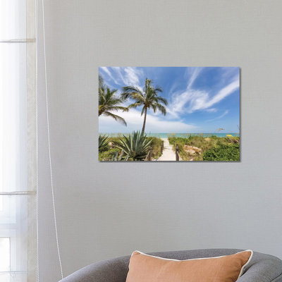 Path to the Beach par Melanie Viola - Photographie sur toile tendue