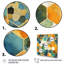 Art mural abstrait sur toile, impression géométrique hexagonale colorée - Hexagone coloré III-1584855313-1584855326