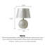 Lampe de table en tissu de luxe à abat-jour en tissu de style américain-83556748