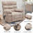 Lift Recliner Chair Heat Massage Dual Motor Infinite Position Up to 350 LBS Large Electric Power Lift Recliners with Power-Remote, Medium-firm and Heavy duty-366995673