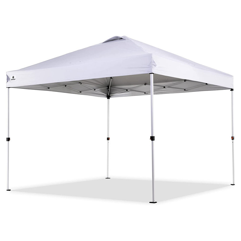 120'' W x 120'' D Steel Pop-Up Canopy, White