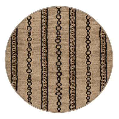  Washable Chain patterns Nautical Area Rug