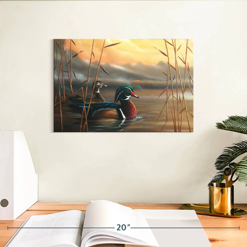 Brampt Wood Ducks, H 8 po x l 12 po