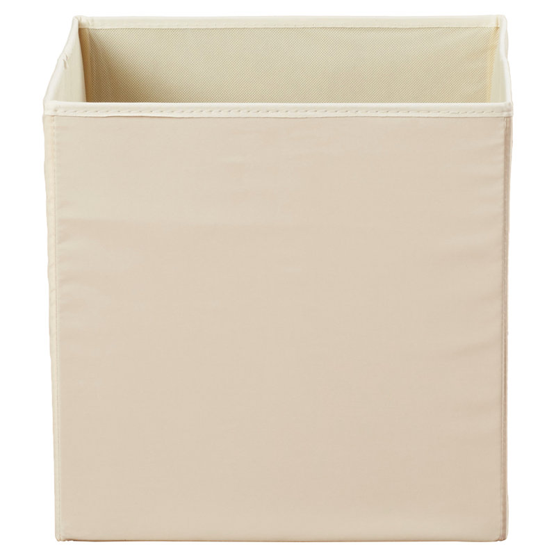 Foldable Beige and Green Dragon Fabric Storage Cube