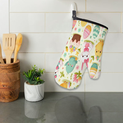 Gants de Pâques en coton sergé