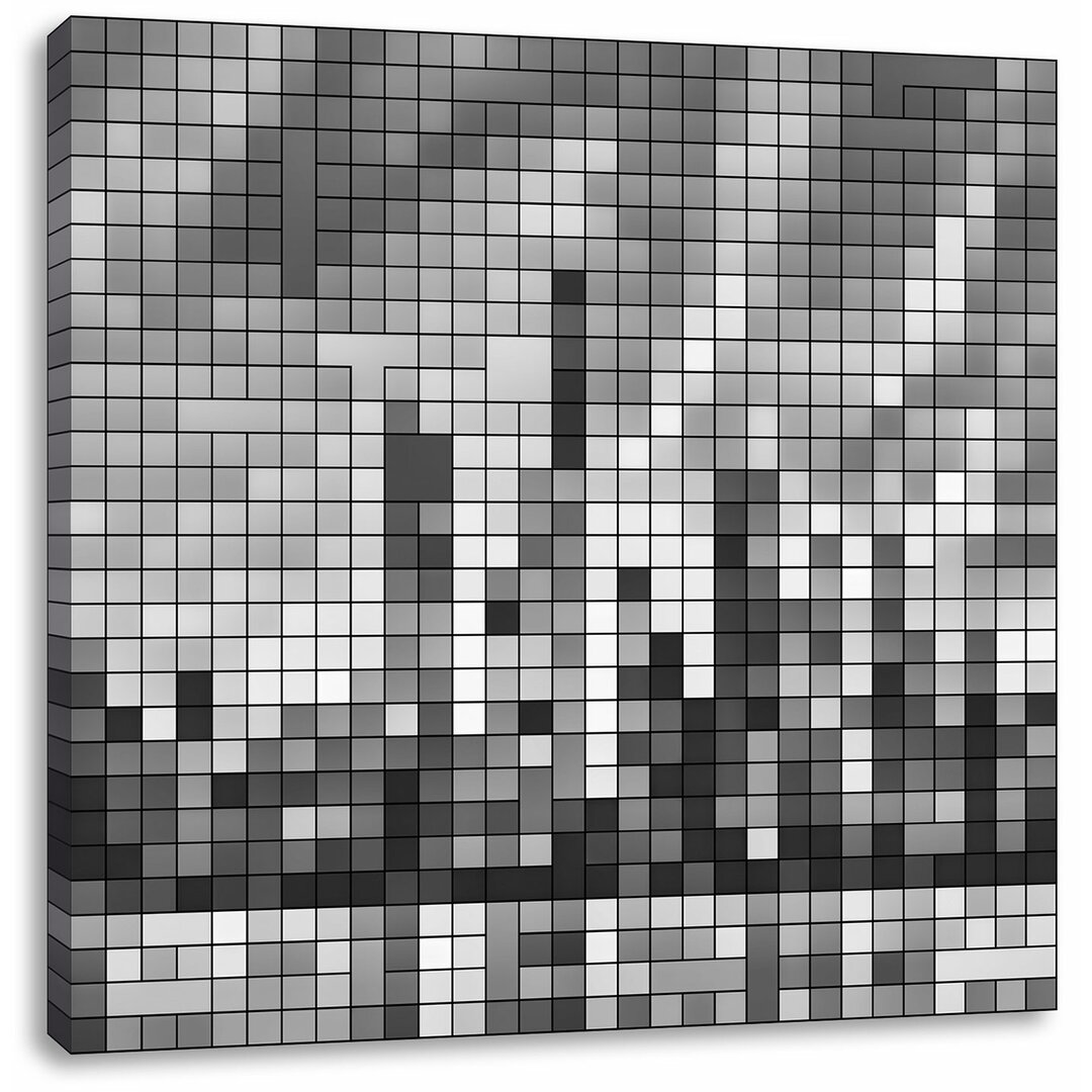 Leinwandbild New York Pixel Skyline