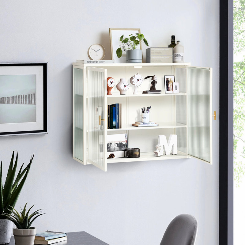 White Three Storage Cabinet, Meets All Requirements Enhances Home Aesthetics, White