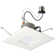 6'' Square Selectable Color Temperature Dimmable LED Retrofit Recessed Lighting Kit