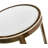 Jacques Mirrored Glass Top End Table
