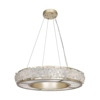 Luminaire suspendu mat noir arctique Halo