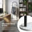Heavy-duty Freestanding Coat Rack With A Black Metal Frame And Marble Base, Suitable For Hats, Scarves, Jackets, And More