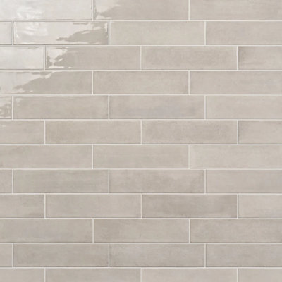 Aquarella 3.98 in. x 15.94 in. Glossy Ceramic Tile