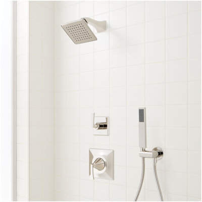 Vilamonte Pressure Balance Shower System with Hand Shower - Polished Nickel