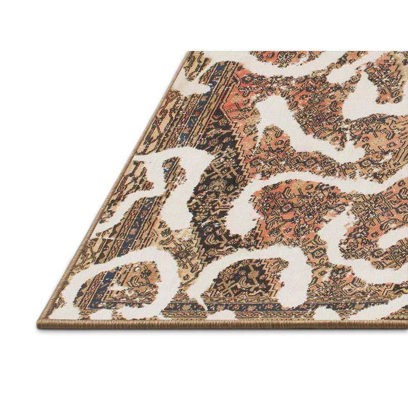 Smithville-Sanders Abstract Indoor Rug, Rectangle 8' x 12'