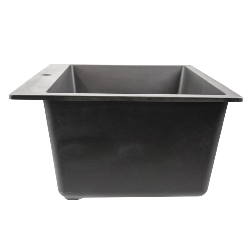 Rockport 25'' L x 21.75'' W Laundry Sink, Titanium