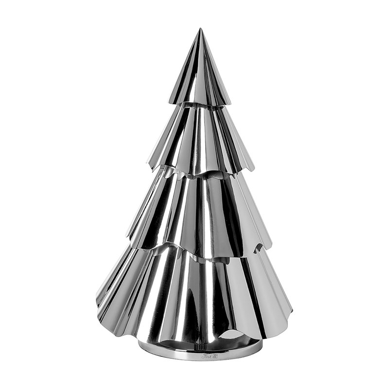 Arbre décoratif en fer argenté Hargrett Francy, H 15,75 po x l 9,84 po x P 9,84 po