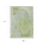 Tapis intérieur lavable abstrait vert artichaut 9 pi x 12 pi vert et menthe