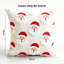 Housses de coussin 18 x 18 pouces Christmas Santa