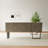 2 Piece Modern  Faux Leather Corner Bench And Backless Bench With Tufted Upholstery And Metal Legs