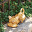 Statue de jardin chat fantaisiste et souriant-1661524977