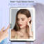 Miroir de maquillage de voyage moderne pliable à DEL 10X-1608550988