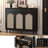 French style retro shoe cabinet at the entrance-2020243739