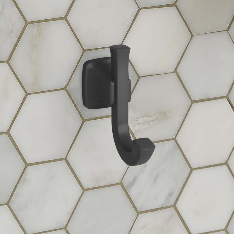 American Standard Townsend Double Robe Hook, Matte Black