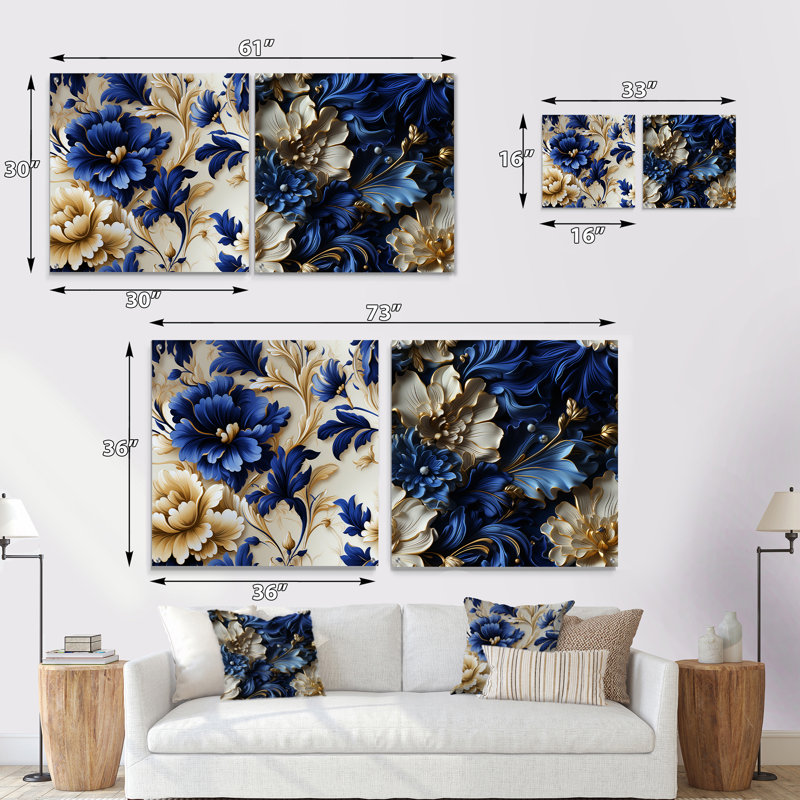 Newmarket - Ensemble de 2 art mural en verre acrylique, H 16 po x l 33 po