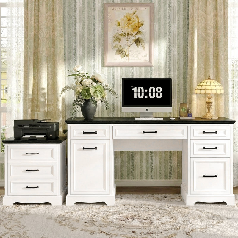 Bureau de direction 55 po Farmhouse