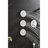 Shower System With White Brass Components: Head, Hand Shower, Slide Bar, Bodysprays - Wall Mounted Option Kit Bar &