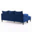Bleu convertible avec rangement - 3 pour le salon, la chambre à coucher, le bureau, les petits espaces confortables, robustes et modernes-1060981194