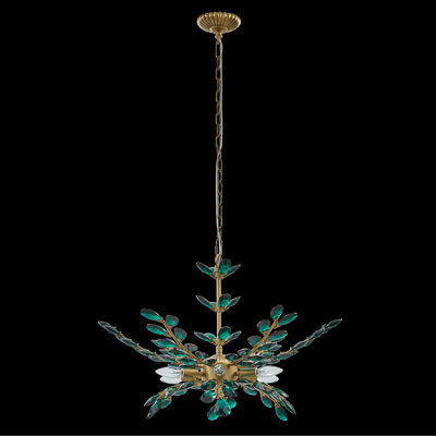 Lustre en laiton véritable Allleg 6 Alllegri Alloro