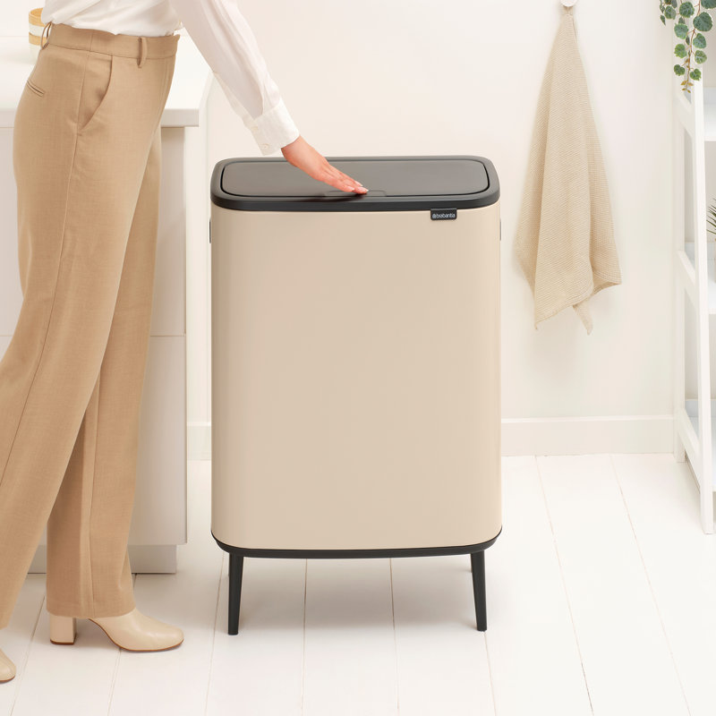 Brabantia Bo Touch Bin Hi 2x30l, Soft Beige