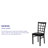 Prompton Window Back Metal Restaurant Chair-107223036
