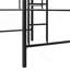 Lit mezzanine avec bureau et tablettes-928638614