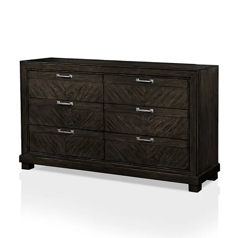 Commode double 6 tiroirs Elcie