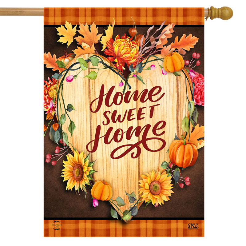 Drapeau Fall Home Sweet Home