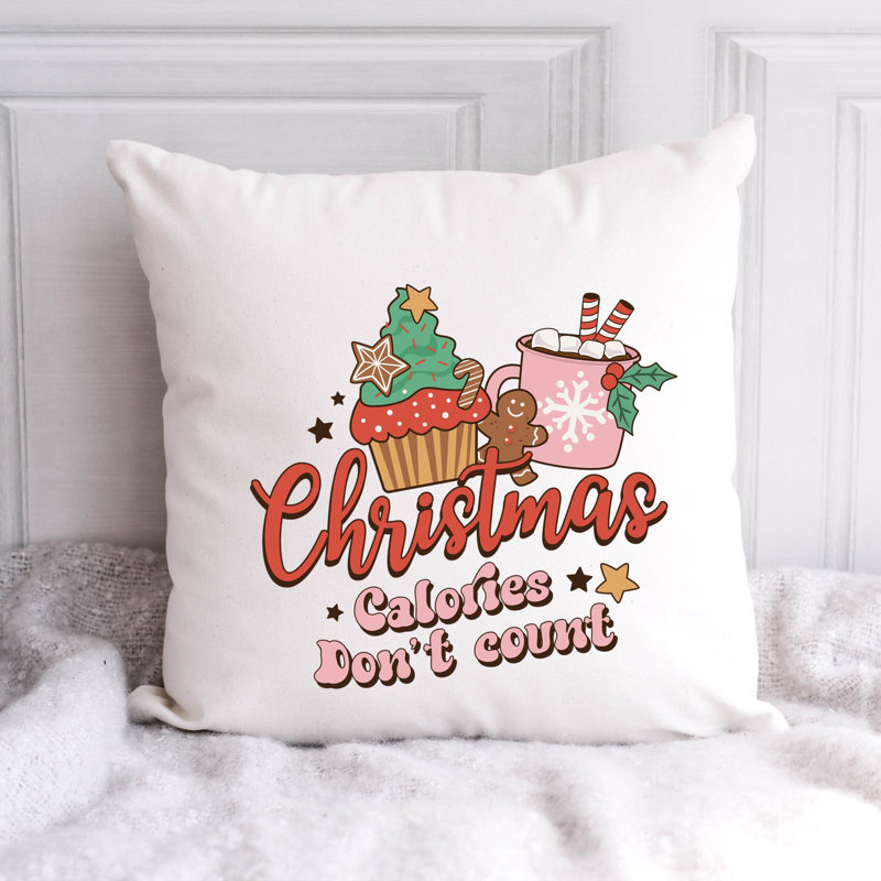 Christmas-2_6 Reversible Throw Pillow, 18" x 18"