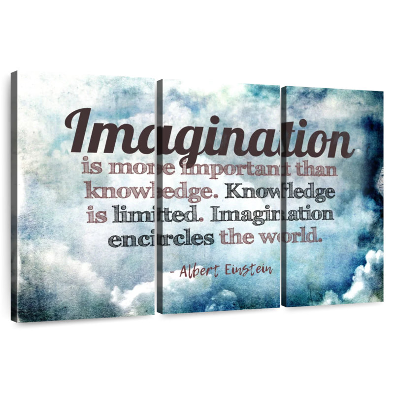 Tergel Albert Einstein's Quote, 24" H x 38" W