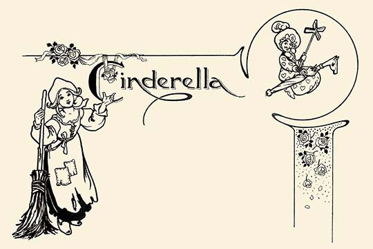" Cinderella " by David Brett, 24" H x 36" W