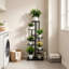 Modern Metal 6-Level Flower Stand for Indoor and Outdoor