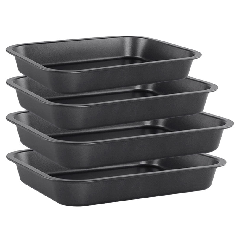 Belfry Kitchen Albourne Non-Stick Carbon Steel 4 Piece Baking Tray Set